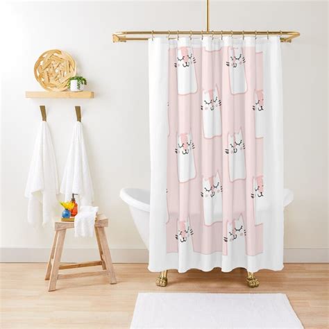 Kitten The Cute Shower Curtain By Sidra Store Cute Shower Curtains