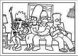 Simpsons Coloring Pages Characters Color Funny Wonder Coloringpagesfortoddlers sketch template