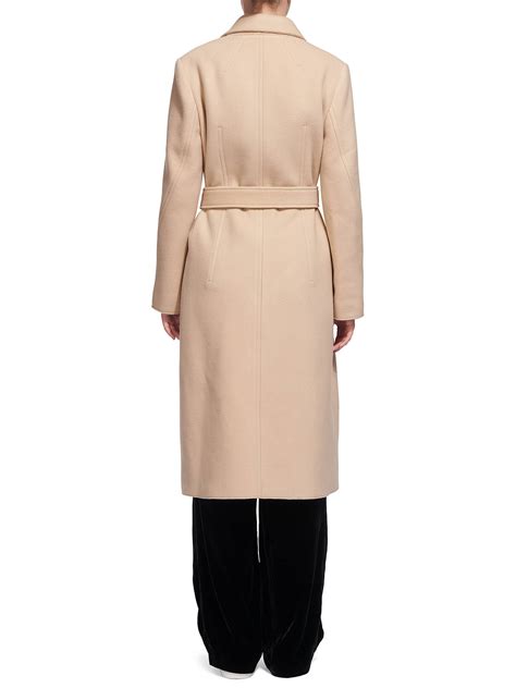 Whistles Slim Belted Coat Pale Pink At John Lewis And Partners