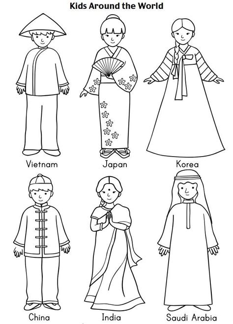 culture coloring sheets coloring pages