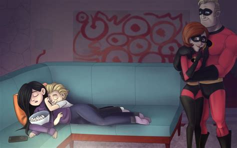 Commission [incredibles] Asleep On The Couch By