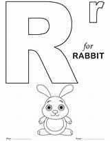 Coloring Alphabet Letter Pages Printable Rabbit Sheets Printables Abc Worksheets Kids Letters Color Preschool Colouring Blocks Activities Print Template Getdrawings sketch template