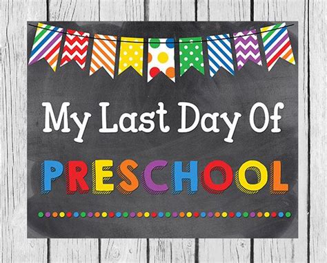 day  preschool printable  day photo prop digital