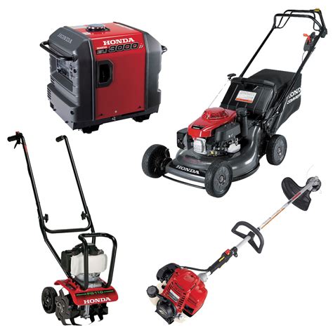 honda power equipment generators lawn mowers tillers pumps trimmers  multi tools