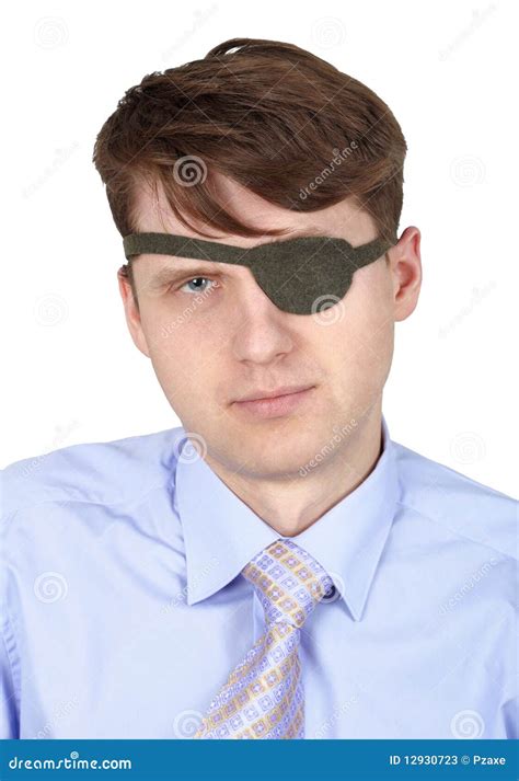 eyed pirate man isolated white stock   royalty  stock