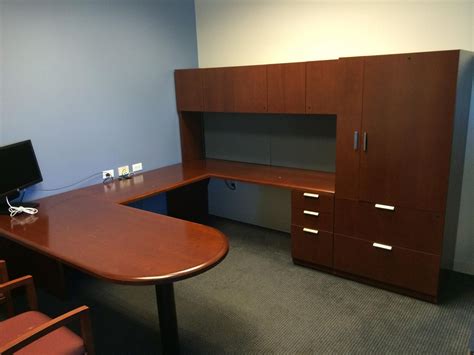 steelcase cherry desk sets conklin office furniture