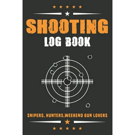 shooting log book weekend gun lovers handloading logbook target