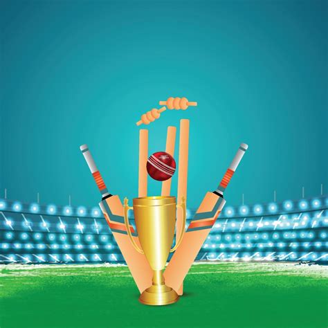 cricket championship tournament stadium background  vector art  vecteezy