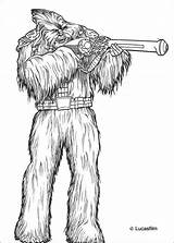 Soldier Wookie Gun Coloring Hellokids Print Color sketch template