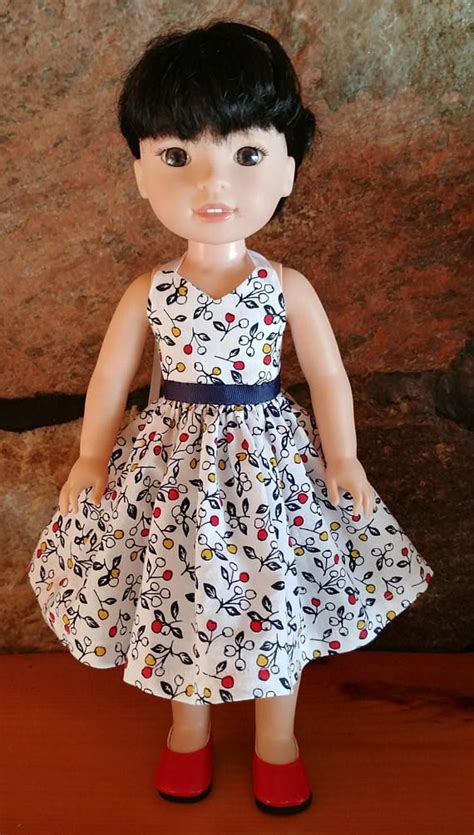 14 or 14 5 inch doll dress very vintage dress halter dress etsy