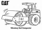 Coloring Pages Cat Caterpillar Compactor sketch template