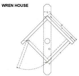 plans   wren bird house