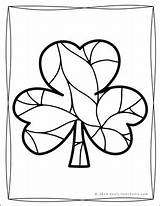 Coloring Pages Shamrock Patrick Intricate Saint Designs Preview sketch template