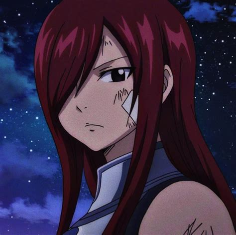 erza scarlet aesthetic icon personagens de anime anime fantasia anime