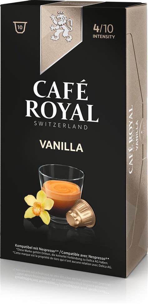 bolcom cafe royal koffie cups vanilla koffiecups  stuks
