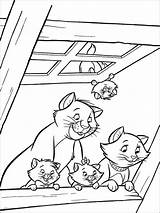 Aristocats Coloring Pages Color Print Bright Colors Favorite Choose Kids sketch template
