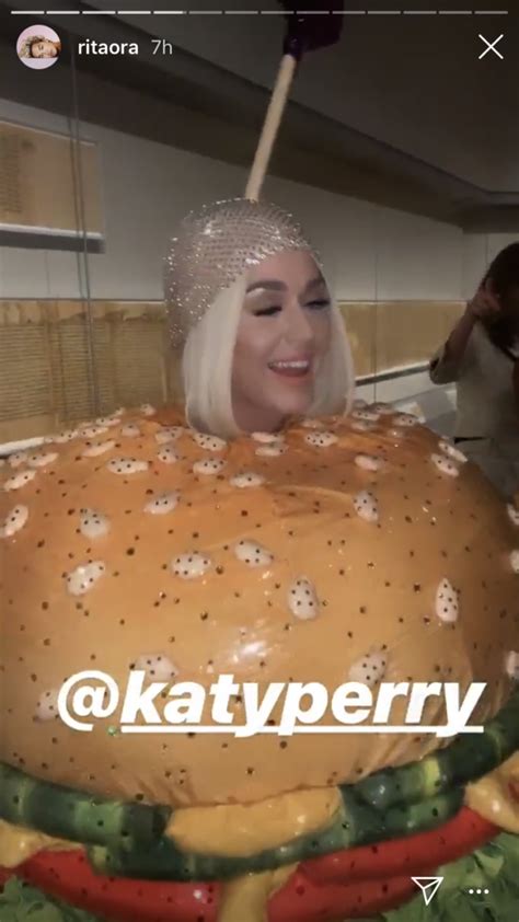 Katy Perry Looks Good Enough To Eat In Met Gala Burger Costume Oxford