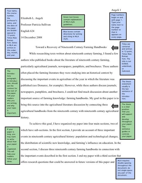 mla paper    st page      purdue owl