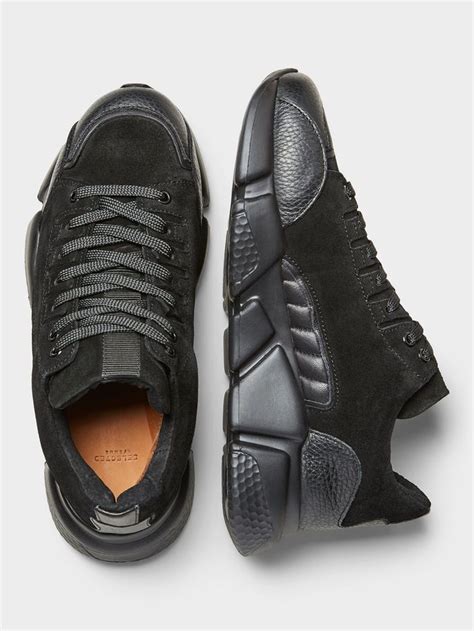 suede trainers black large suede trainers black sneaker  black sneakers