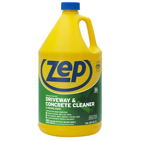 zep driveway  concrete cleaner  fl oz concentrated masonry