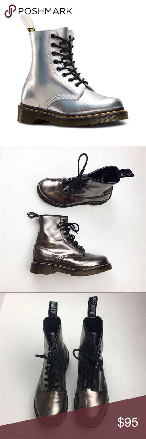 dr martens iced metallic  pascal boots boots fashion design clothes design