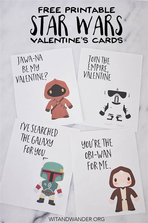 star wars valentines day cards part   handcrafted life