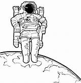 Astronaut Ruimtevaart Astronauta Kleurplaten Kleurplaat Mewarnai Astronauten Astronot Maakt Svemir Bojanke Kolorowanki Ruimte Kolorowanka Ausmalbild Kapal Terbang Astronauti Luar Zawody sketch template