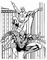 Superhero Coloring Pages Marvel sketch template