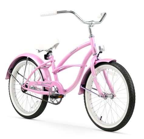 firmstrong urban girl single speed beach cruiser bicycle 20 inch pink