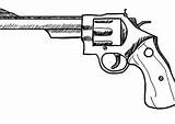 Coloring4free Gun Coloring Pages Revolver Print sketch template