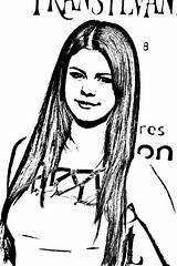 Selena Gomez Coloring Pages Print Quintanilla Give Looking Will Printable Template sketch template