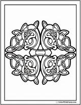 Colorwithfuzzy Vine Getcolorings Gaelic sketch template
