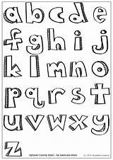 Letters Lowercase Freebie Stylized Readable Lettrage Typographie Lettres Travaux Colorier Manuels Feuilles sketch template