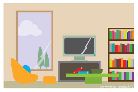 living room flashcard  learning site
