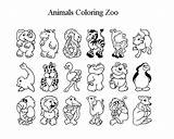 Coloring Zoo Pages Animals Animal Kids Cute Da Colorare Salvato sketch template