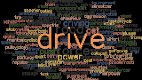 drive synonyms  related words    word  drive grammartopcom