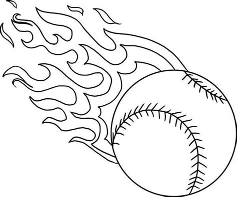 softball coloring pages printable  getdrawings