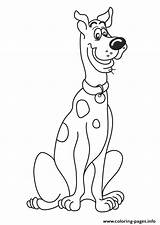 Coloring Doo Aaf5 Grinning Scooby Pages Printable sketch template