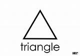 Triangle Toddlers Triangles Freecoloringpages sketch template