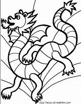 Coloring Dragon Pages Thecoloringbarn Printable Fire Guardado sketch template