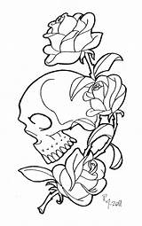 Skull Coloring Roses Pages Rose Drawing Hardy Ed Cool Skulls Printable Getdrawings Hearts Candy Crosses Clipart Adult Color Sketch Getcolorings sketch template