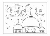 Eid Mubarak Fitr Ramadan Adha Activities Decorate Aid Moubarak Ichild sketch template