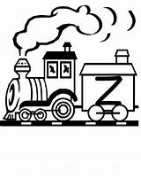 Coloring Alphabet Train Pages Book Kids sketch template