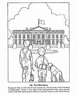 House Coloring Pages Presidents Print Printables Usa Go Next Back sketch template