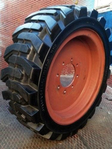 skid steer tire bobcat solid resilient tyres manufacturer  chennai