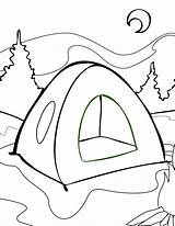 Camping Coloring Tent Pages Colouring Kids Campfire Sheet Drawing Print Printable Tents Color Clipart Draw Getdrawings Family Coloringpagesfortoddlers Glass Printables sketch template