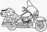 Harley Coloring Davidson Pages Motorcycle Motorcycles Getdrawings sketch template