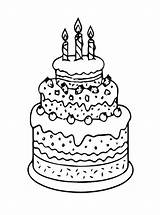 Cakes Geburtstagstorten Ausmalbilder Ausmalbild Stemmen Stimmen sketch template