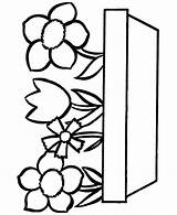 Coloring Pages Easy Printable Flower Flowers Kids Pot Simple Colouring Clipart Fun Sheets Cliparts Templates Clip Pots Honkingdonkey Shapes Drawing sketch template