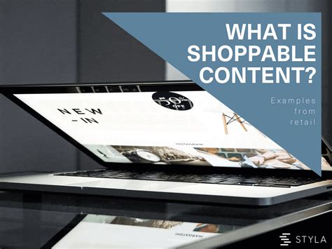 shoppable content